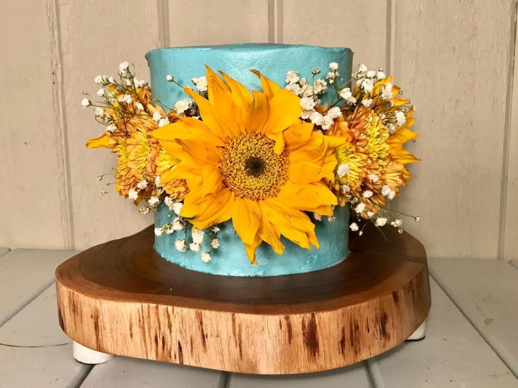 Sunflower Cake Bridal Shower