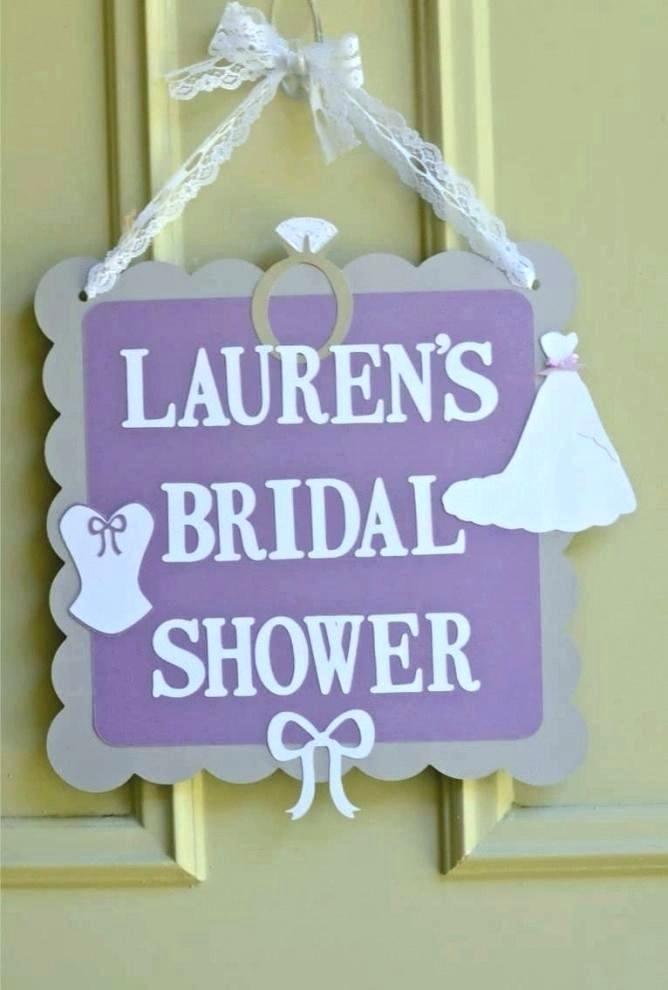 bridal shower signs