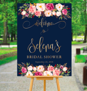 bridal shower signs