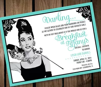 breakfast at tiffanys bridal shower