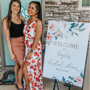 bridal shower sign