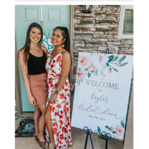 bridal shower sign