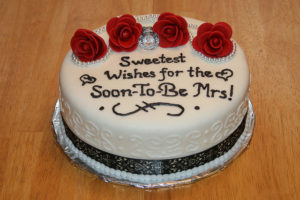 bridal shower cake sayings