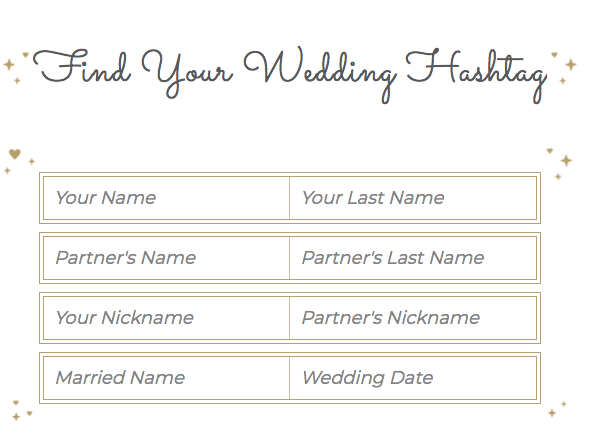 wedding wire hashtags