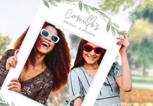 bridal shower photo booth frame 2