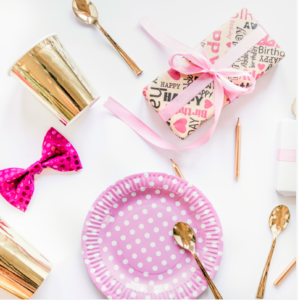 bridal shower plates