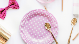 bridal shower plates