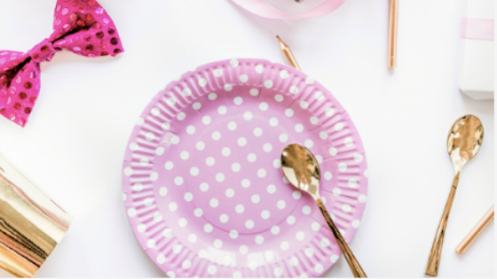 Bridal Shower Tableware That Adds Decor to Your Dessert | Bridal Shower 101