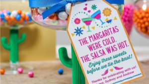 bridal shower favor tag