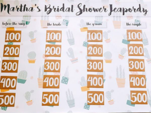 bridal shower jeopardy