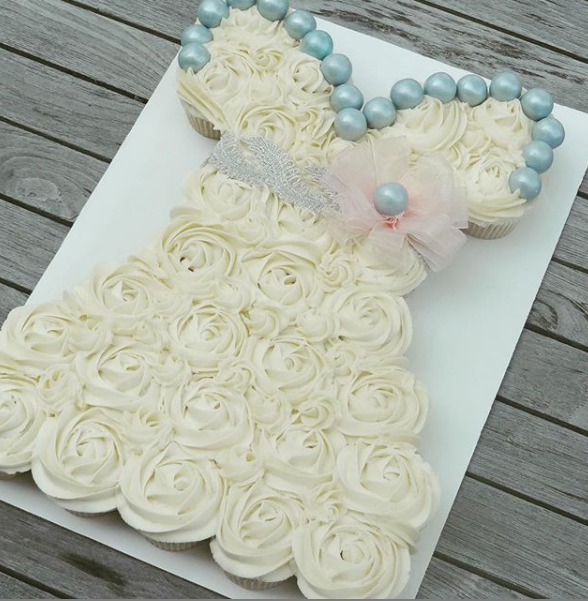 Bridal Shower Cupcake Dress 2