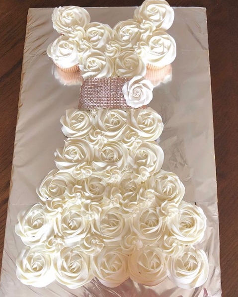 Bridal Shower Cupcake Dress 4