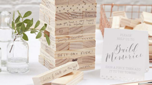 bridal shower jenga
