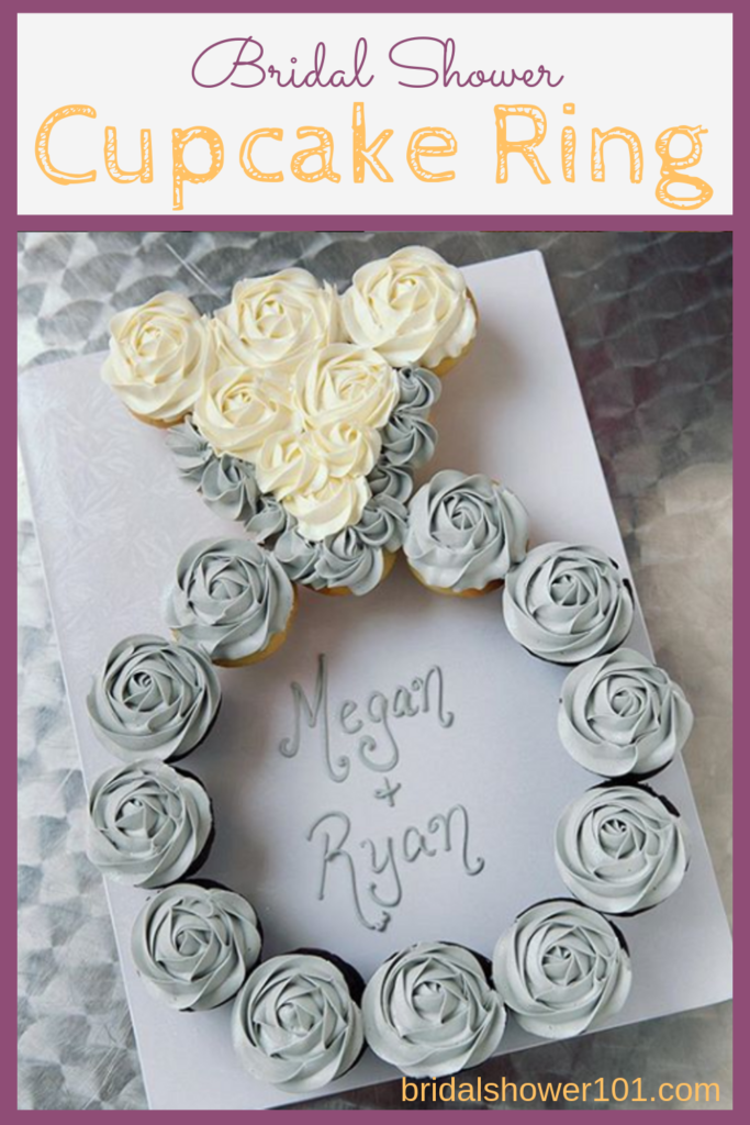 bridal shower cupcake ring