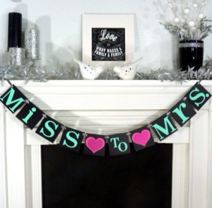 bridal shower banner