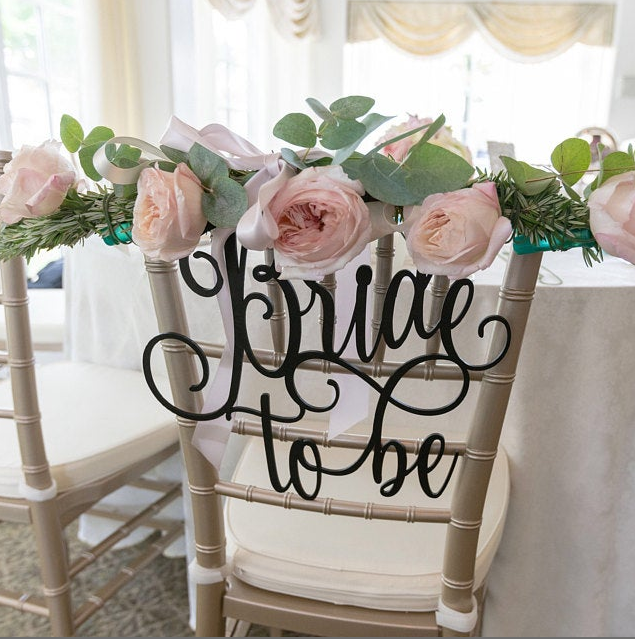 Bridal shower chair