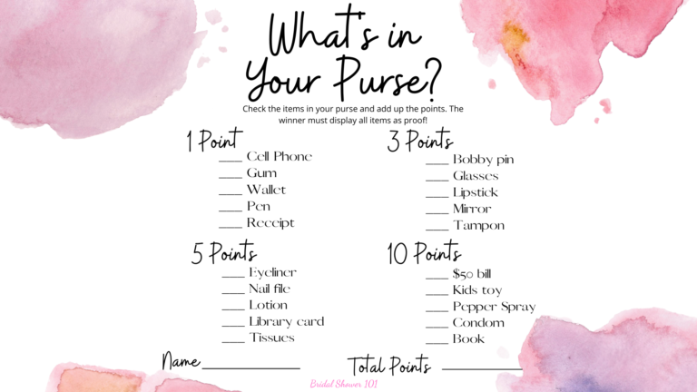 whats in your purse