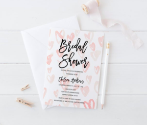 valentines day bridal shower