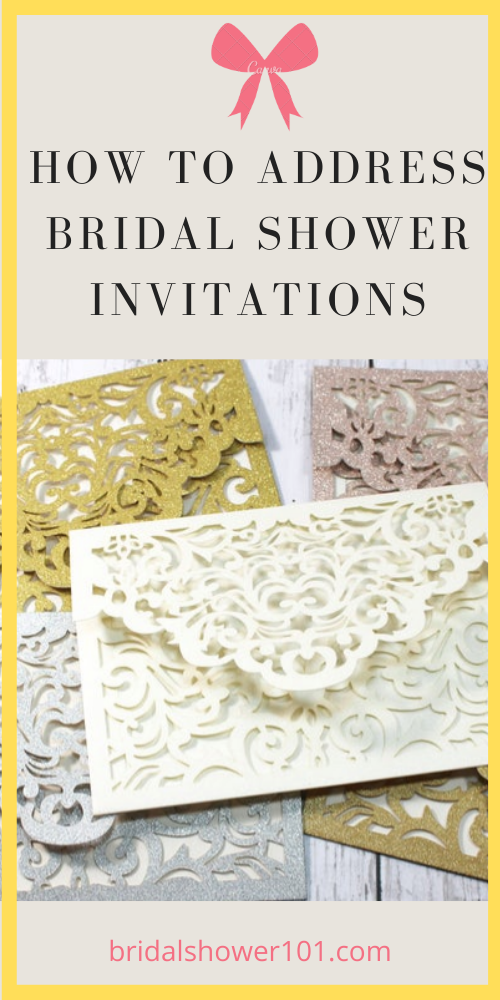 How to address bridal shower invitations