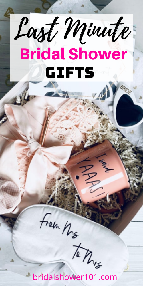 Last Minute Bridal Shower Gifts