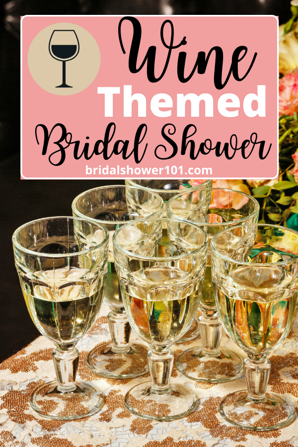 wine themed bridal shower