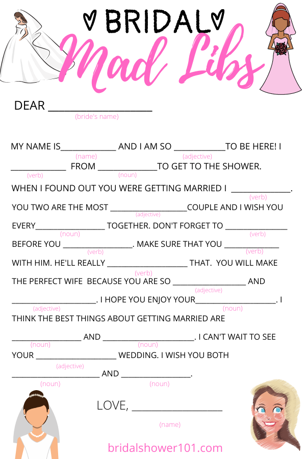 Bridal shower advice cards Advice for the bride cards Bridal shower mad .....