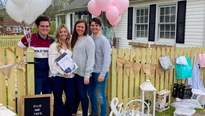 drive through bridal shower