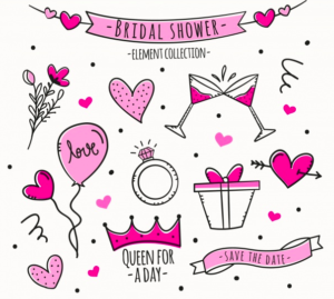 bridal shower clip art