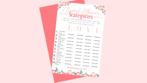 bridal shower scategories