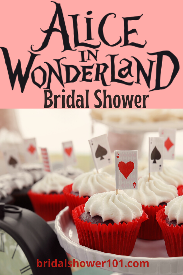 alice in wonderland bridal shower favors