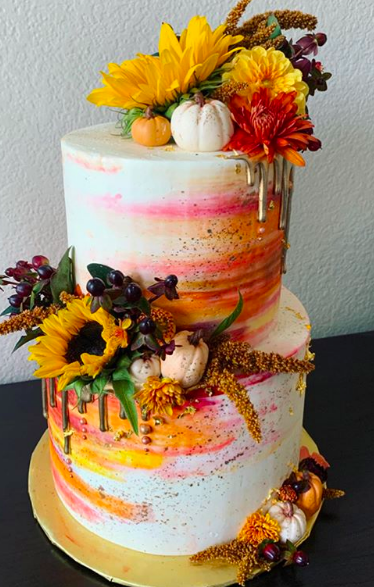 fall wedding cakes 1