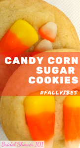 candy corn sugar cookies