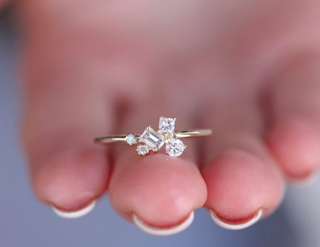 Cluster Engagement Rings 