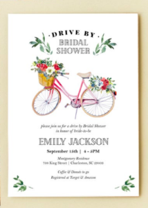 Drive by Bridal Shower Invitations | Bridal Shower 101