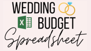 Wedding Budget Spreadsheet