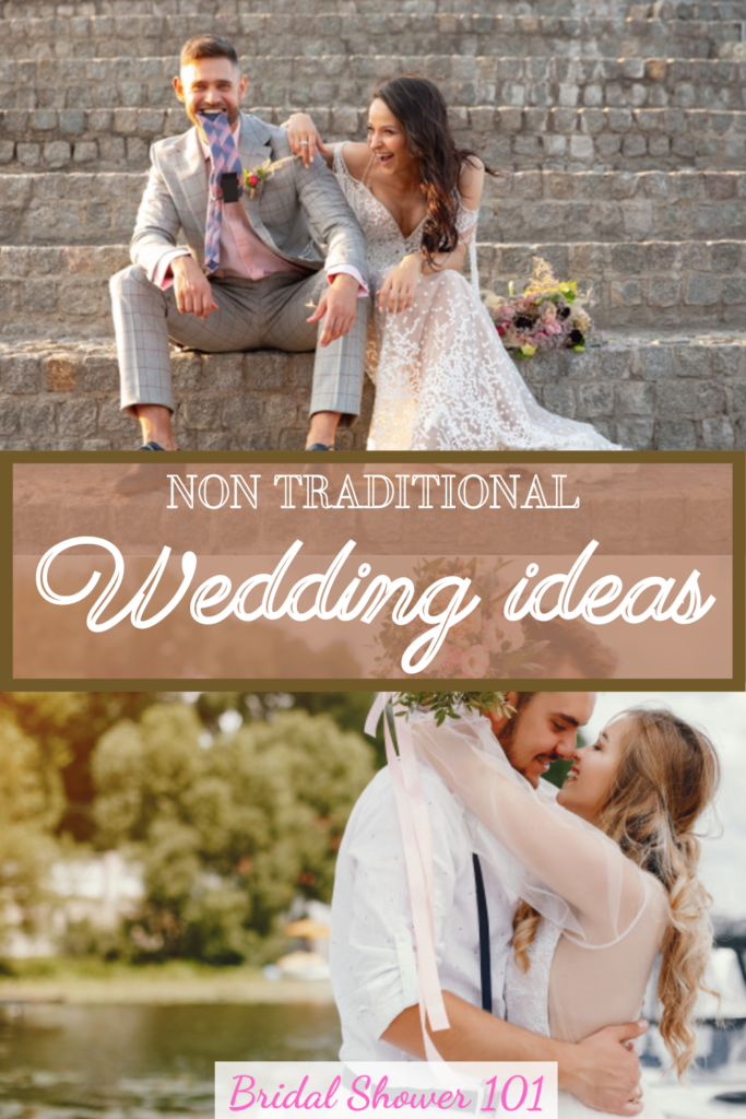 non traditional wedding