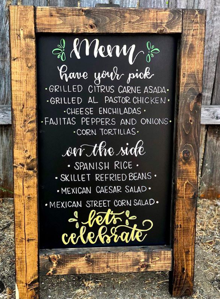 backyard engagement party decorations