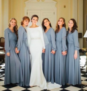 modest bridesmaid dresses