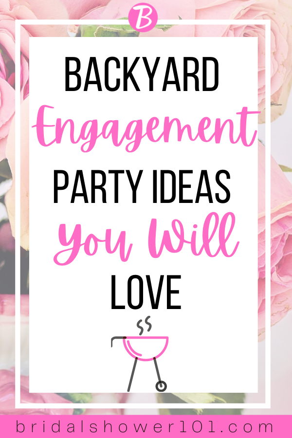 backyard engagement party