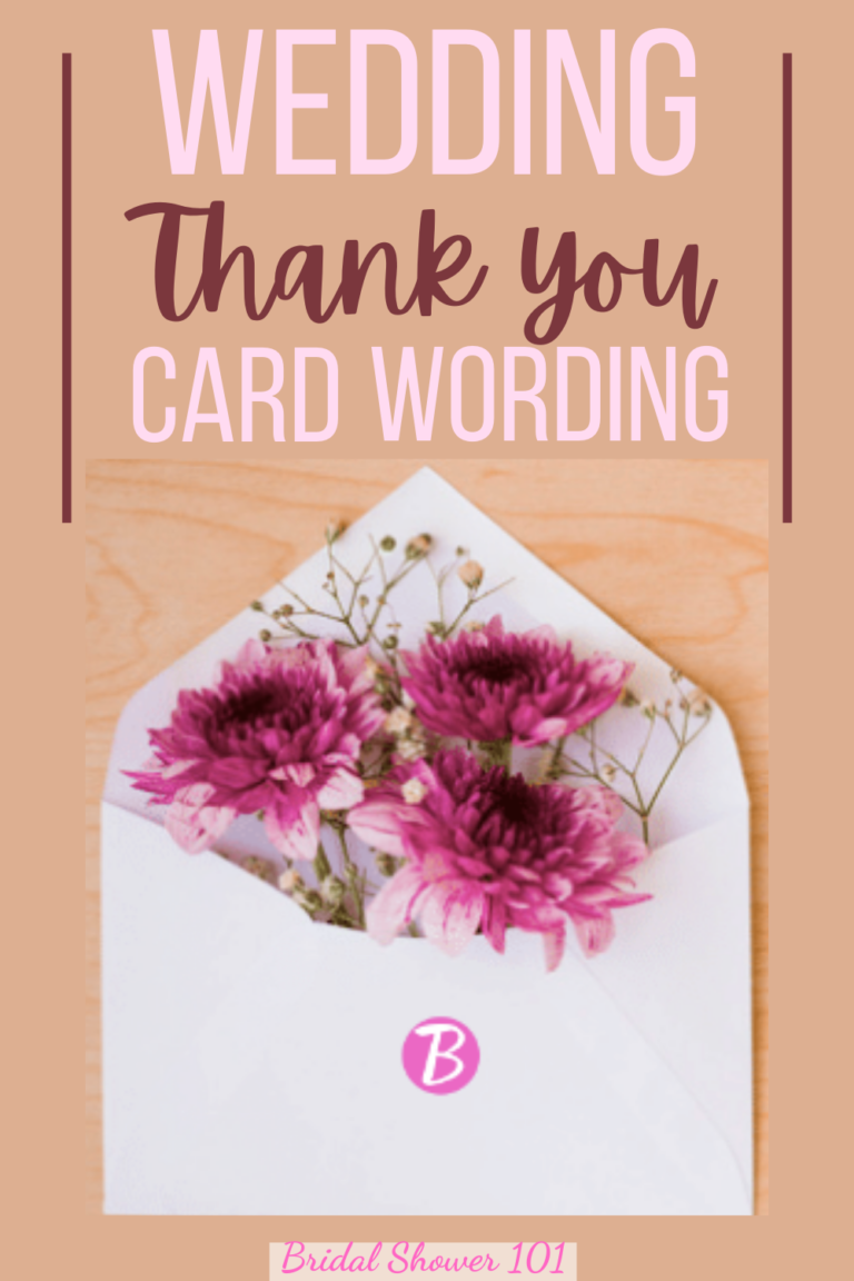 Wedding Thank You Card Wording for Super Sweet Messages | Bridal Shower 101