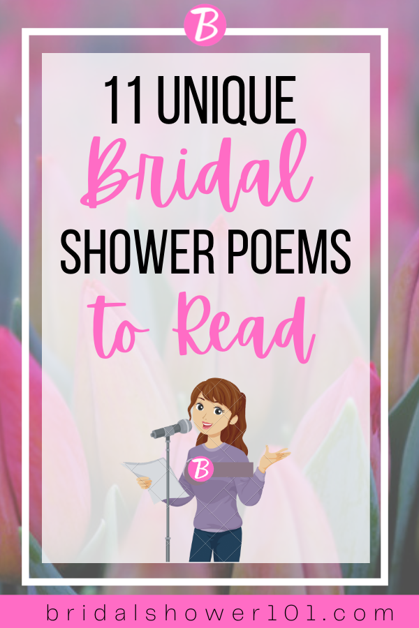 12 Bridal Shower Poems That Are Funny Unique | Bridal Shower 101