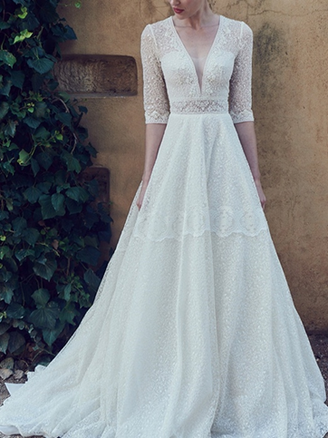 Embroidered Wedding Dresses