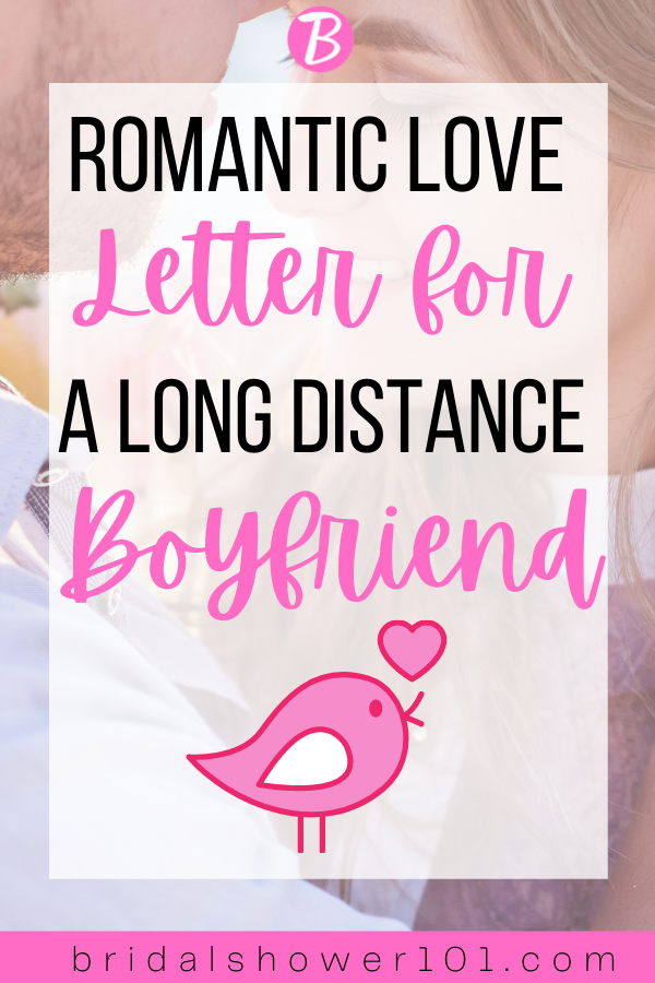 Sample love letter to boyfriend long distance