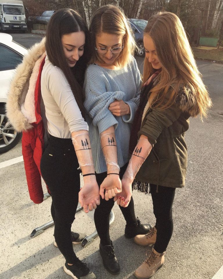 matching sister tattoos