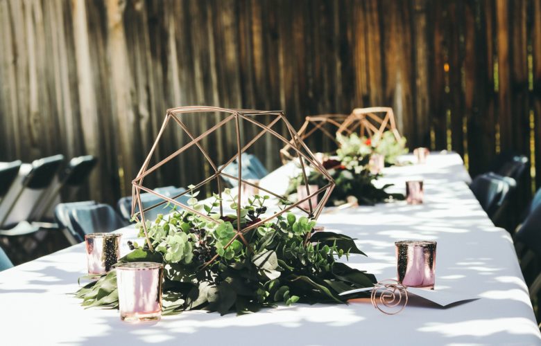 geometric centerpiece