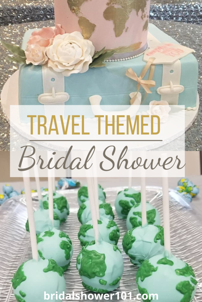 travel themed bridal shower