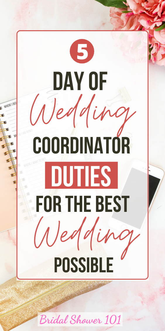 what-does-a-day-of-wedding-coordinator-do-youtube