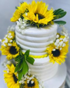 sunflower cake