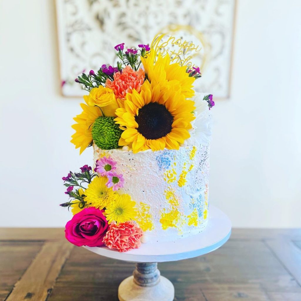 sunflower cake ideas
