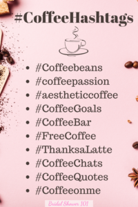 coffee hashtags